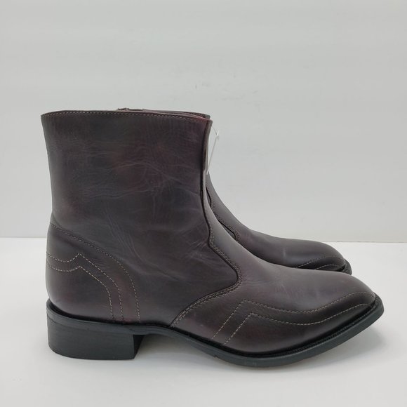 Laredo Hoxie Men's Side Zip Dress Boots Black 62006 US Size 10D